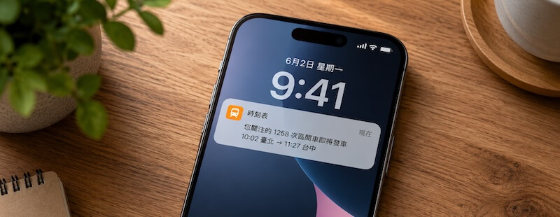 你需要列車推播通知嗎？